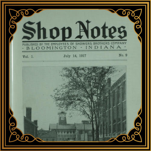 Shop Notes--Showers Brothers Company Employee Newsletter